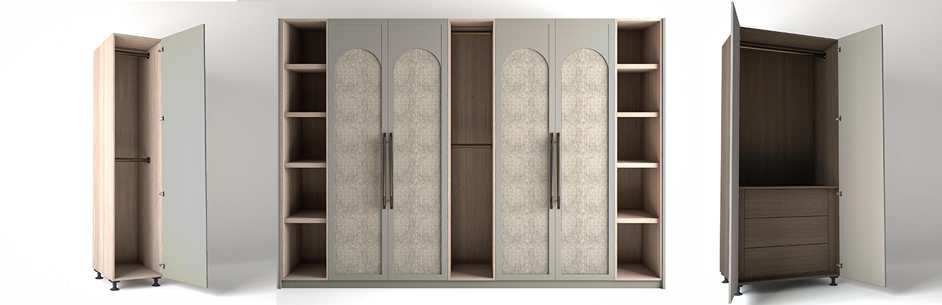 Build-Your-Own-Wardrobe-Units-Arched-Fabric-Door-Style-White Background