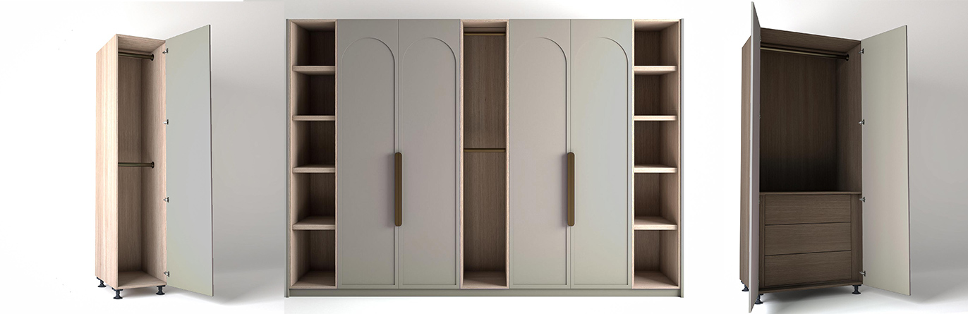 Build-Your-Own-Wardrobe-Units-Arched-Shaker-Door-Style-White Background